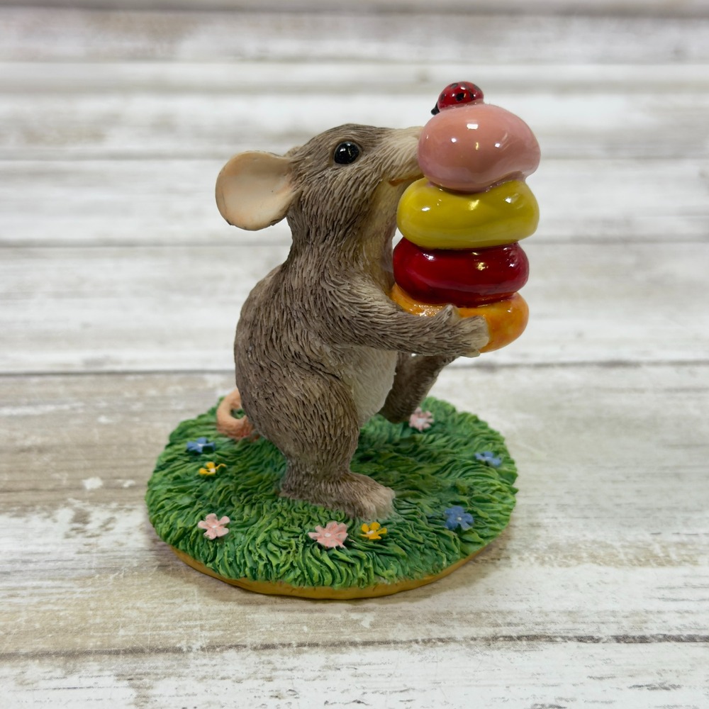Charming Tails "Gathering Treats" Figurine‎ With Box Fitz & Floyd 87/377 Candy